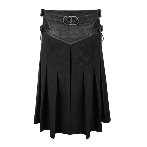 SiaLinda for Men: Herrenrock Sigar, Kilt Stil, Gürtel mit Reißverschluss und Schnürungen - SiaLinda.com